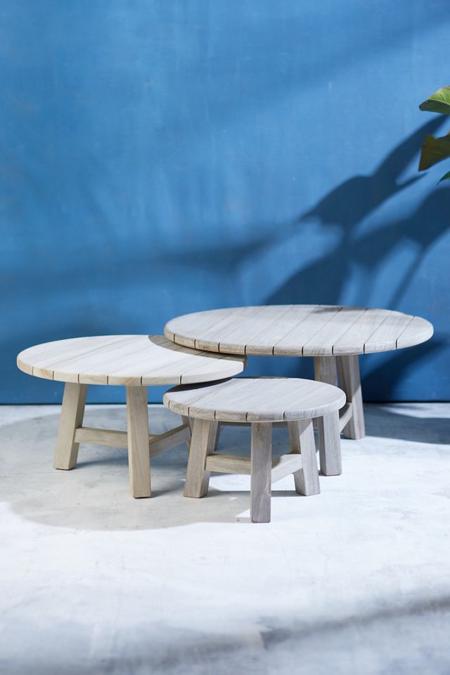 Teak Nesting Table #1