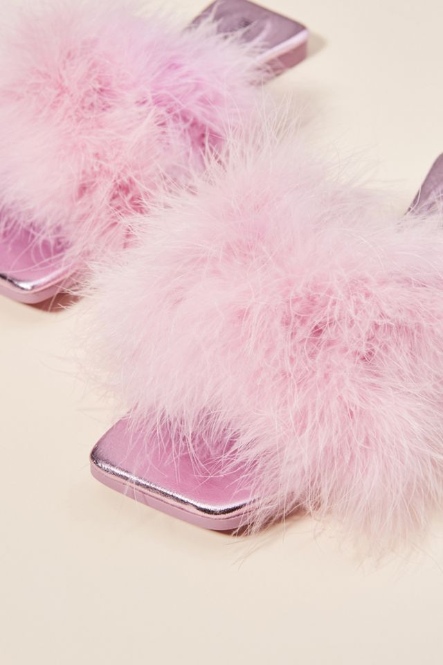 Jeffrey Campbell Crush On You Maribou Slippers #2