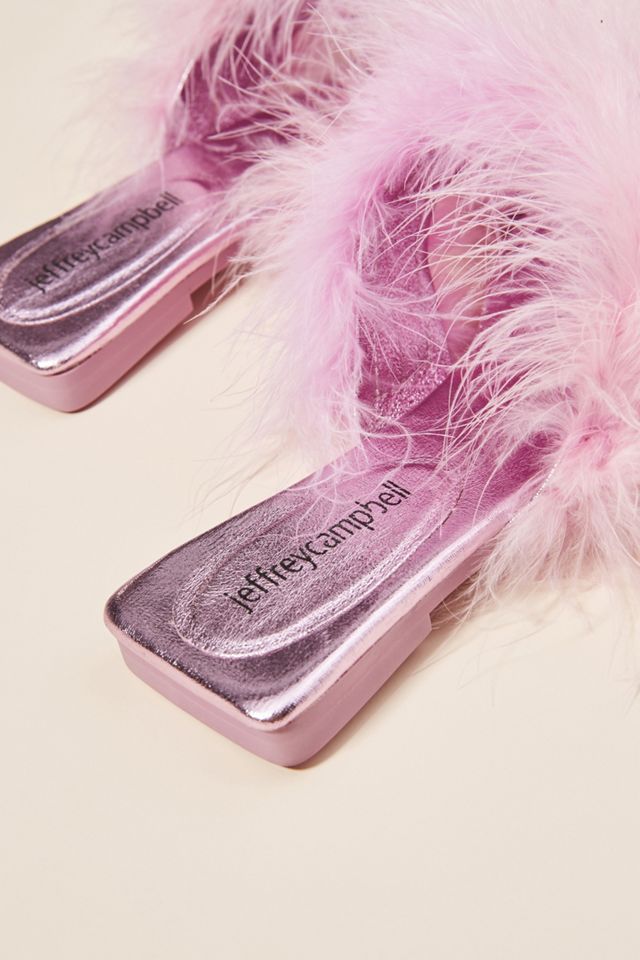Jeffrey Campbell Crush On You Maribou Slippers #3