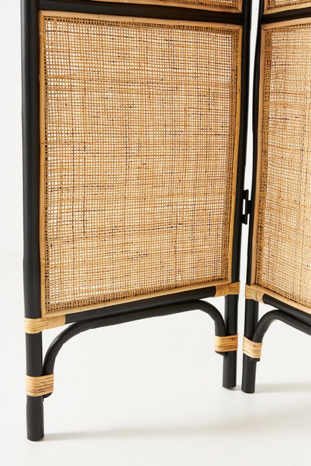 Scarlett Rattan Room Divider Screen #4