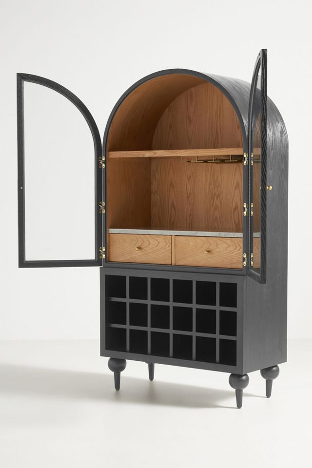 The Fern Marble Top Bar Cabinet #2
