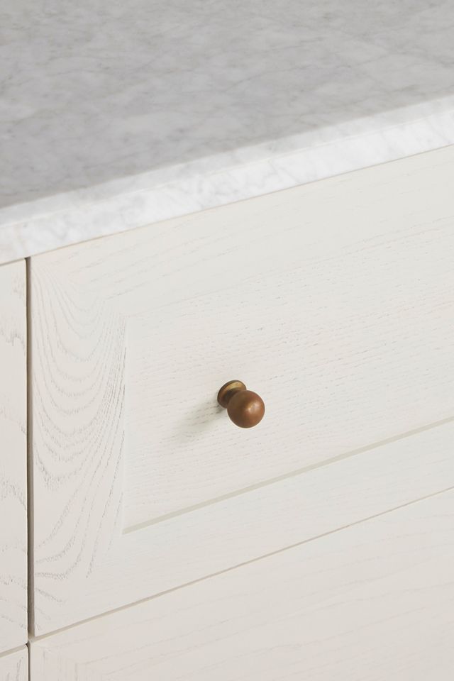The Fern Marble Top Six-Drawer Dresser