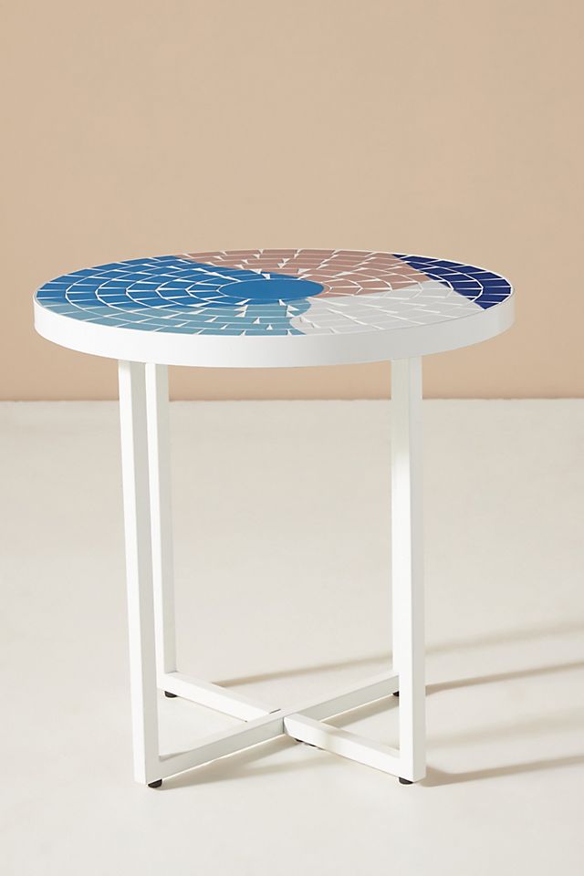 Alessi Mosaic Indoor Outdoor Side Table, Mosaic Side Table Outdoor