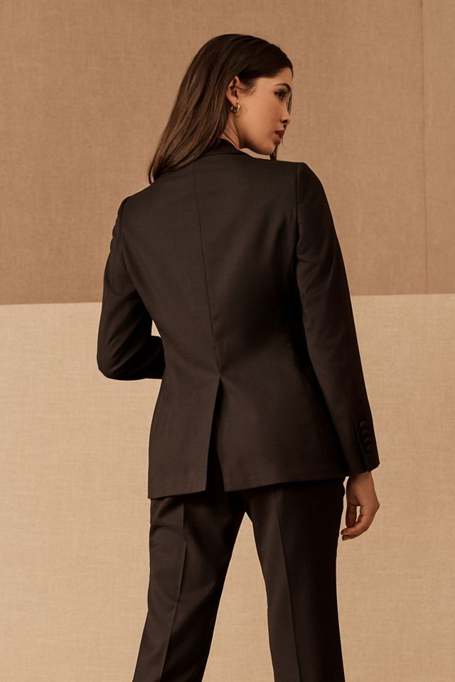 The Tailory New York x BHLDN Westlake Suit Jacket  Women suits wedding,  Female wedding suit, Black suit wedding