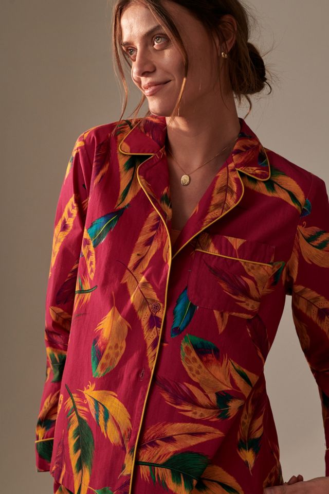 Farm Rio Feather Pajama Set #1