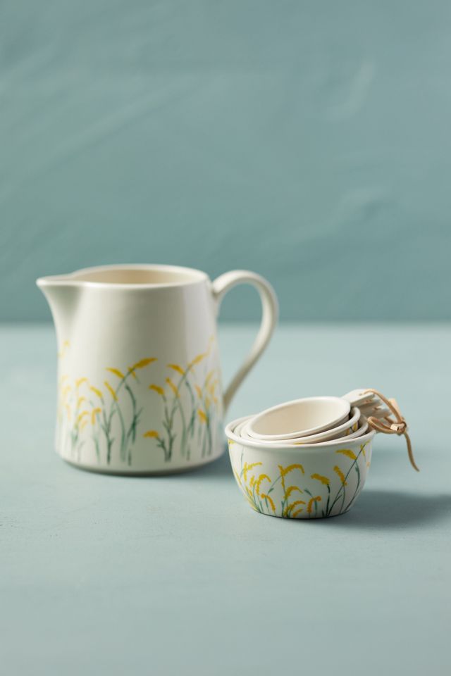 Goldenrod Ceramic Measuring Cups #2