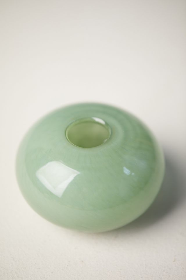 Swirled Movement Glass Bud Vase, Low #1