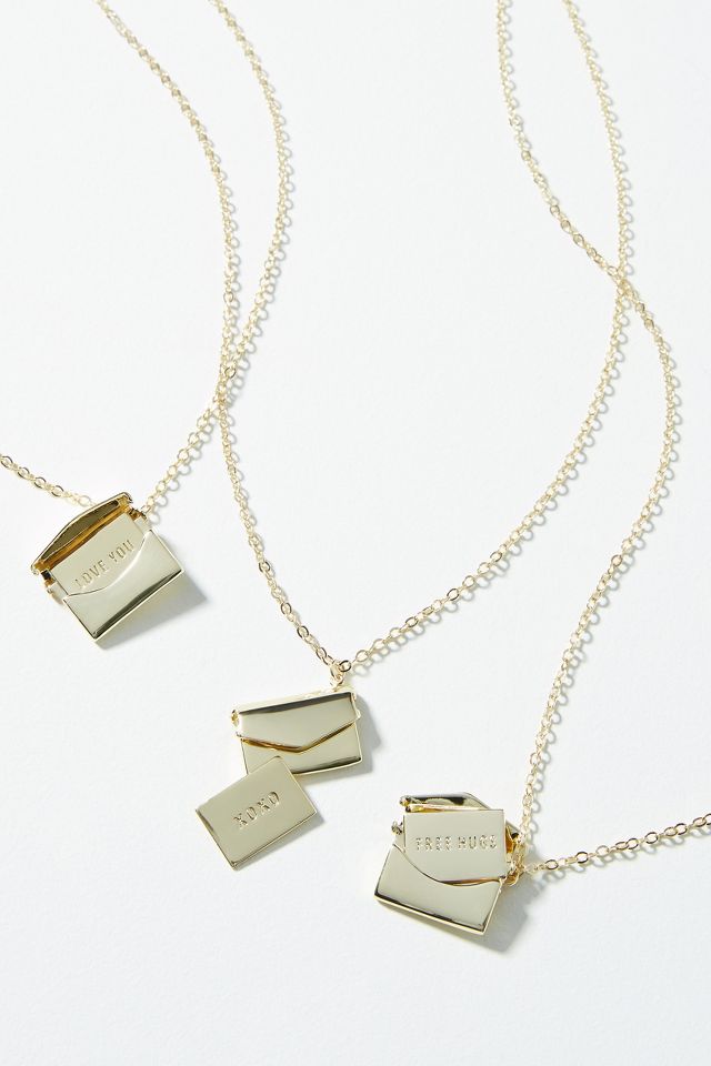 LV LETTER CHARM NECKLACE