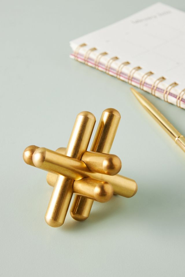 Jacks Solid Brass Puzzle