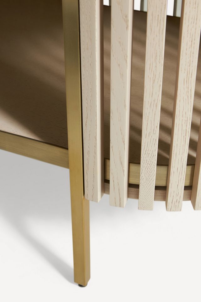 Everett Slatted Bar Cabinet #4
