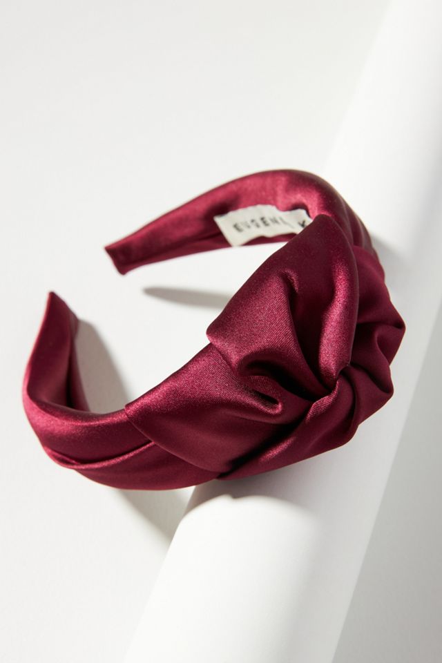 Eugenia Kim Maryn Satin Knotted Headband | Anthropologie display picture 1
