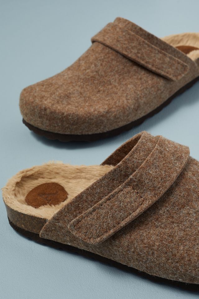 Ashleigh Felted Wool Clogs #1