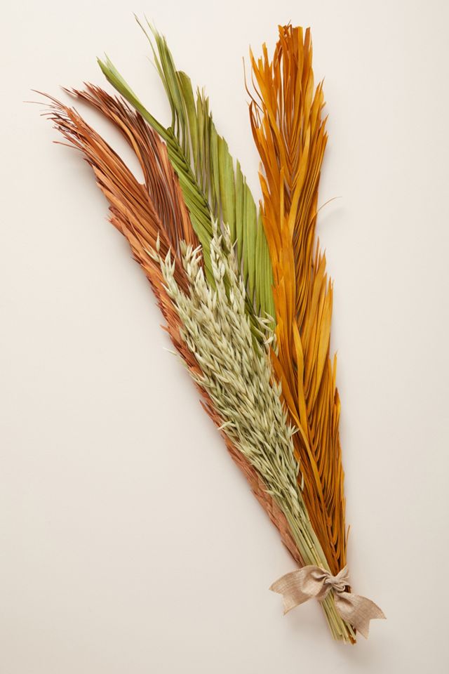 Dried Palm and Oat Bouquet #1