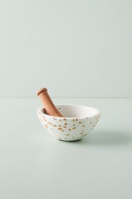 Terrazzo Mortar and Pestle Set