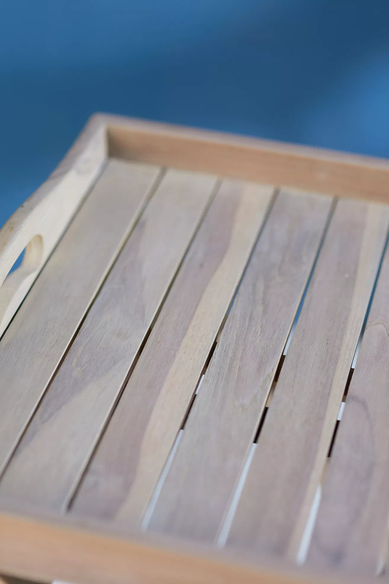 Folding Teak Tray Table - thumbnail 5