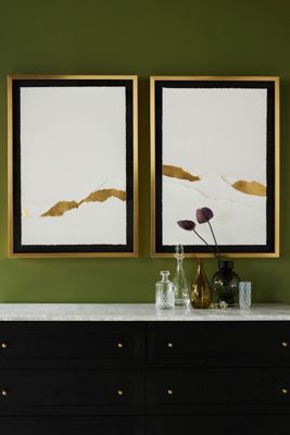 Golden Peak Wall Art