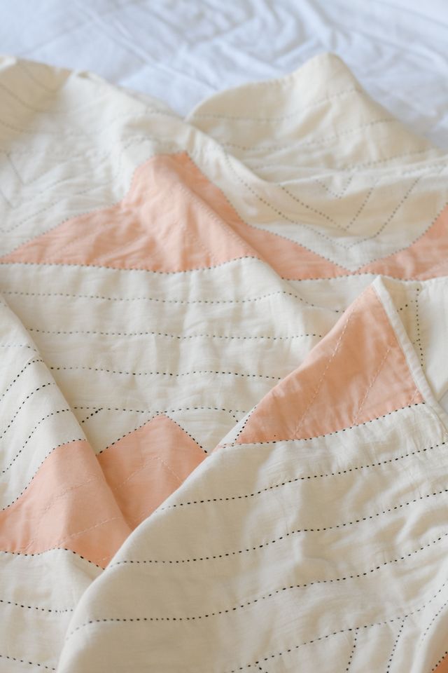 Anchal Small Triangle Quilt Throw #1