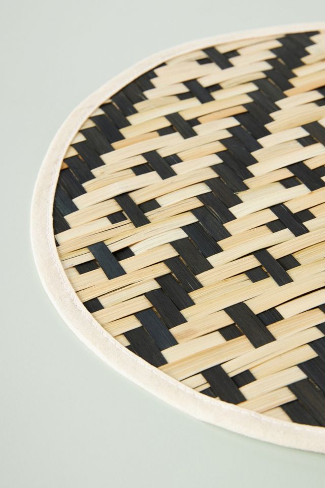 Woven Bamboo Placemats, Set of 4 #1