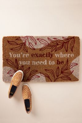 You're Exactly Where You Need To Be Doormat