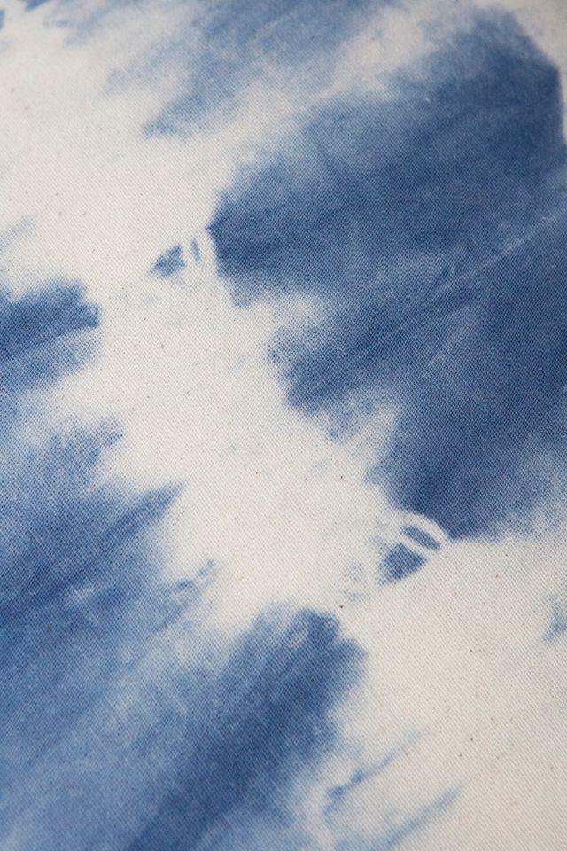Archive New York Indigo Shibori Tassel Pillow #3