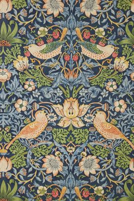 Morris & Co. Strawberry Thief Birds Wallpaper