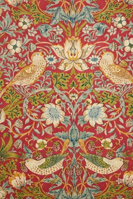 Morris & Co. Strawberry Thief Birds Wallpaper
