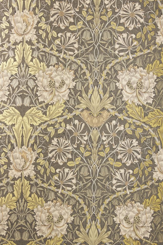 Morris & Co. Honeysuckle & Tulip Wallpaper | AnthroLiving