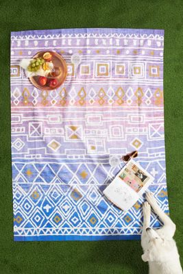 Sunny Florals Picnic Blanket