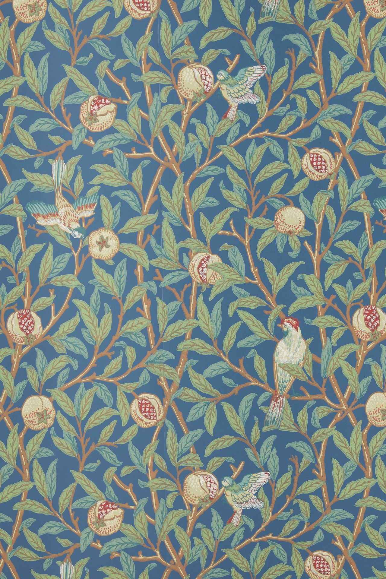 Morris & Co. Bird Pomegranate Wallpaper