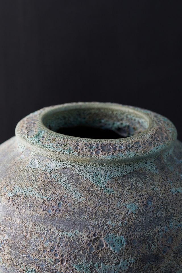 Speckled Concrete Urn Vase #6