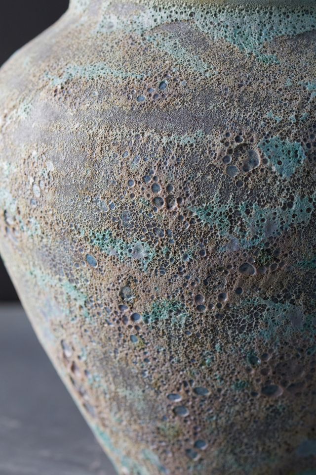 Speckled Concrete Urn Vase #7