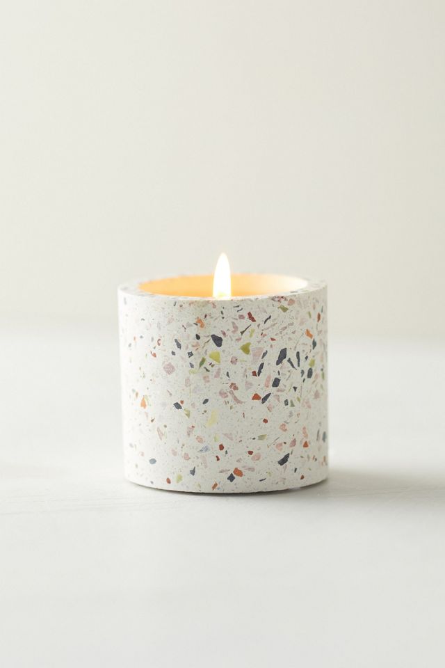 Linnea Terrazzo Candle, Sage #1