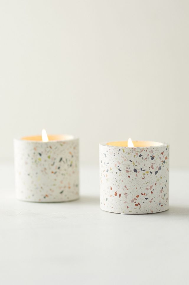 Linnea Terrazzo Candle, Sage #2