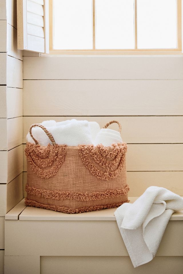 Tasselled Tufted Basket #4