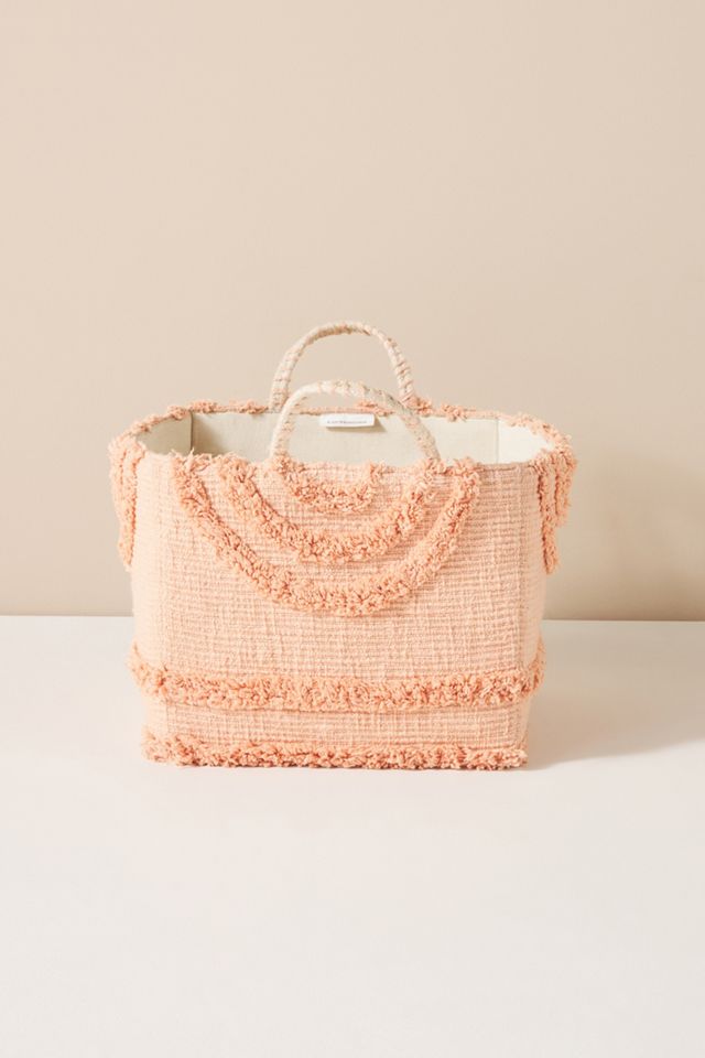 Tasselled Tufted Basket #1