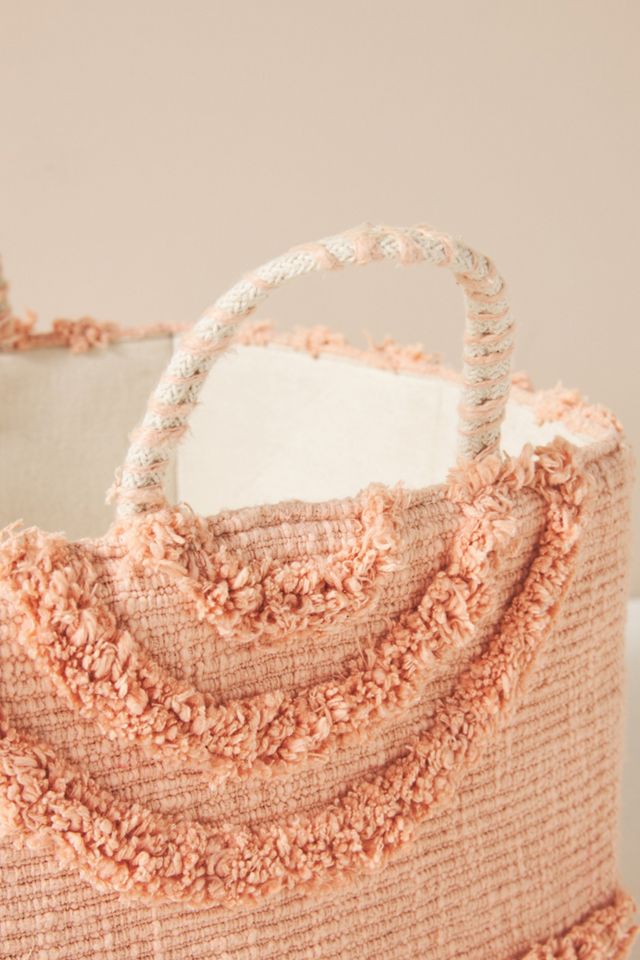 Tasselled Tufted Basket #2