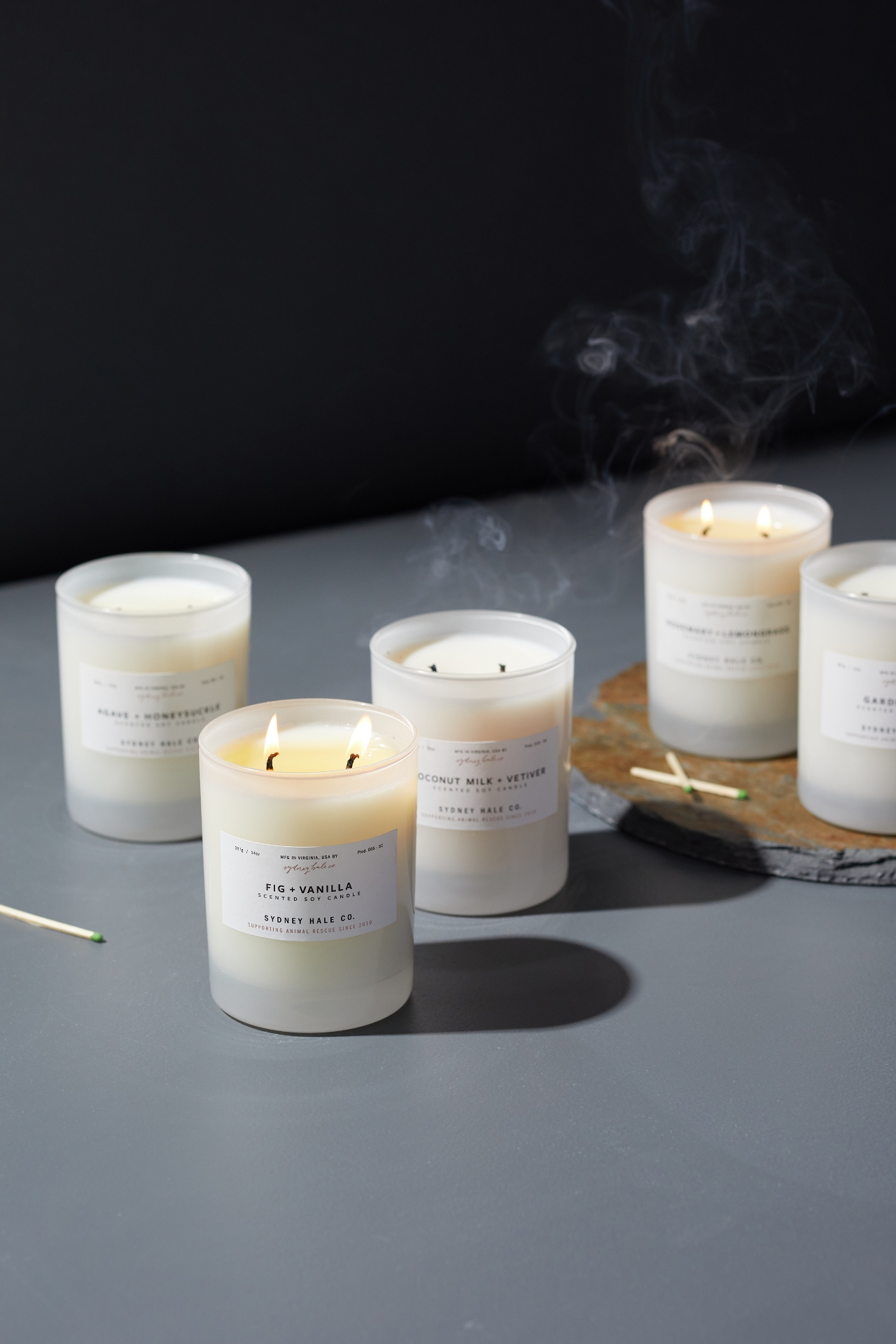 Sydney Hale Candle, Coconut Milk + Vetiver