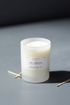 Terrain Sydney Hale Candle, Fig + Vanilla In White