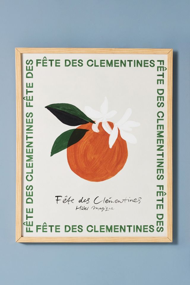 Fete des Clementines Wall Art #2