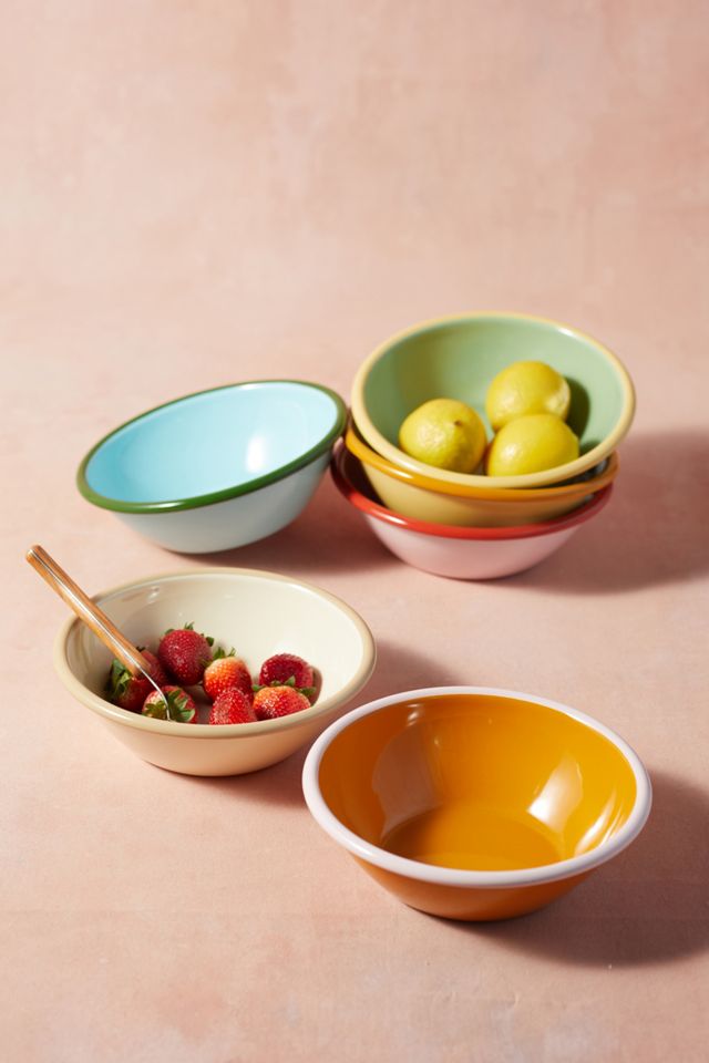 Color Drop Enamel Pasta Bowl #1