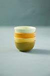 Ceramic Pinch Bowls, Green Set of 4 #1
