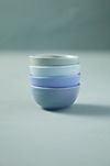Ceramic Pinch Bowls, Blue Set of 4 #1