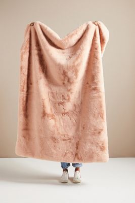 Hibernal Faux Fur Throw Blanket