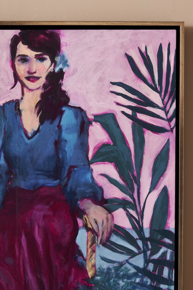 Her Portrait With Ferns III Wall Art #2