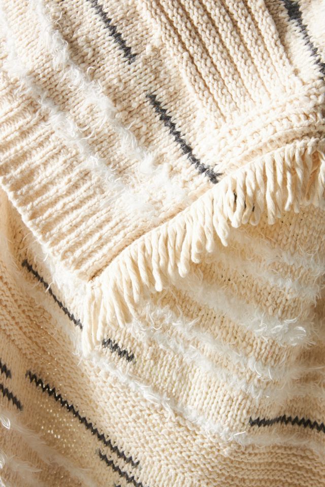 Stockinette Throw Blanket #1