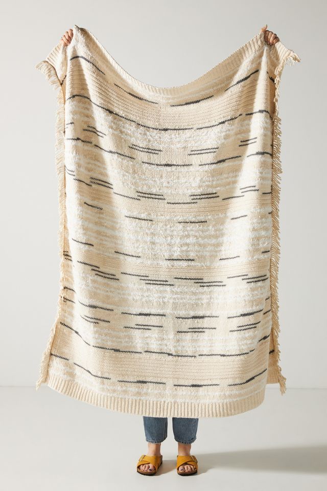 Stockinette Throw Blanket