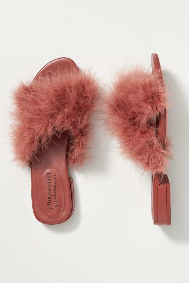 Feather store slide sandals