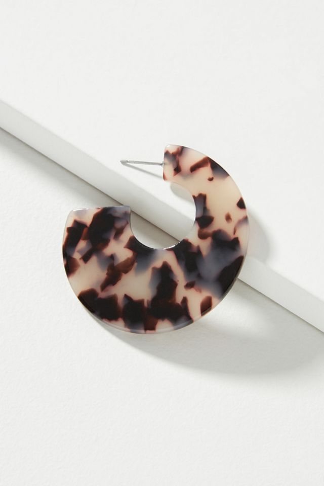 Tobi Resin Hoop Earrings #1
