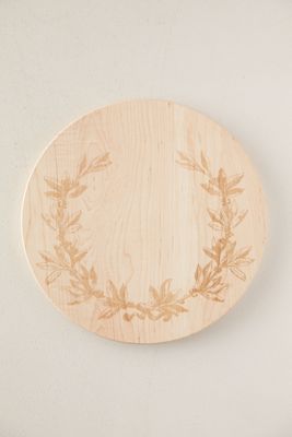 Etched Maple Cutting Board, Olive Branch