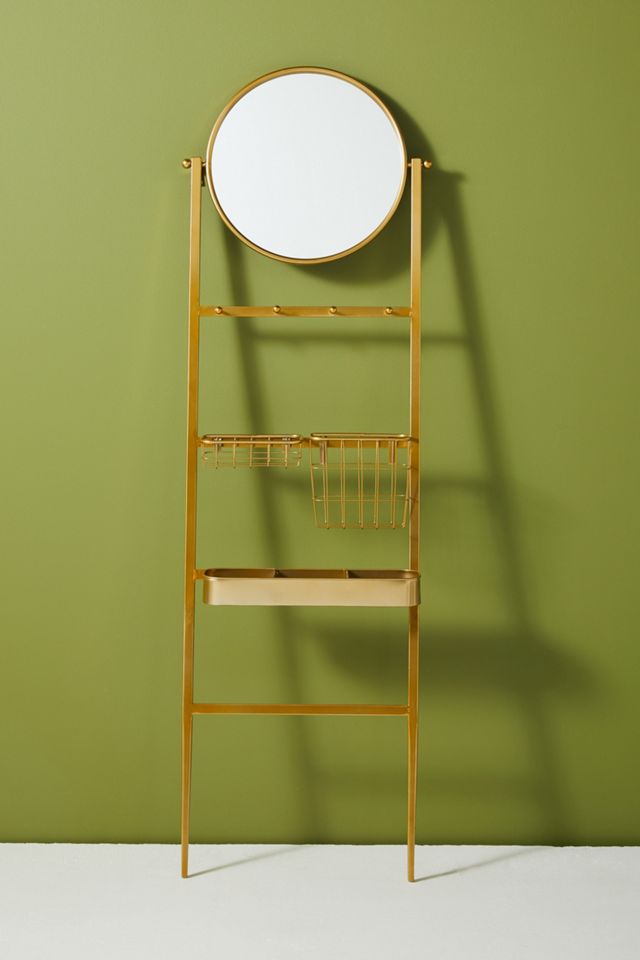 Adrianne Storage Ladder Mirror #1